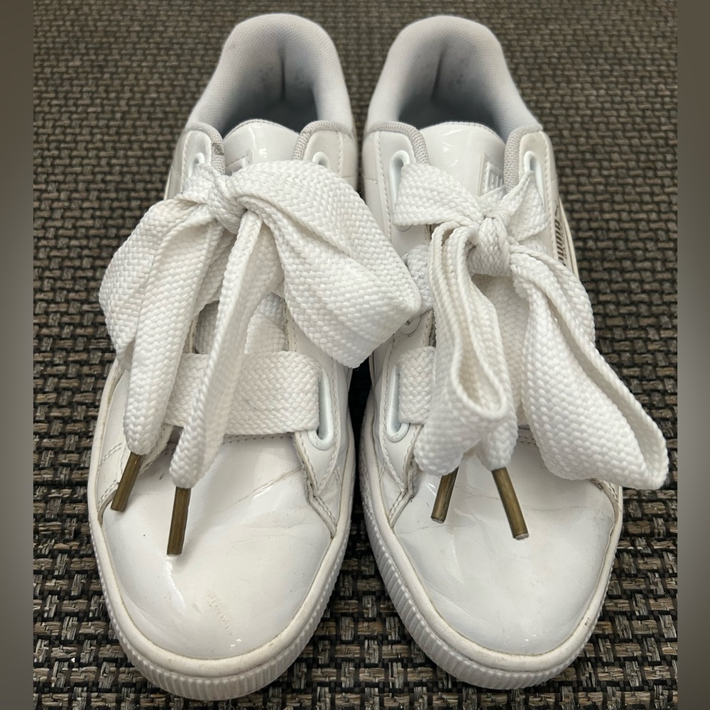 PUMA Vikky v2 Ribbon Core Bow Sneakers Women's Shoes size 9